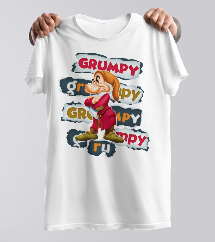 Grumpy Snow White Seven Dwarfs Character Alignment T-Shirt