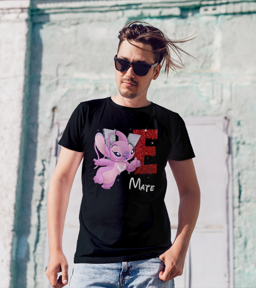 Love Mate Angel Experiment 624 Sparkle T-Shirt