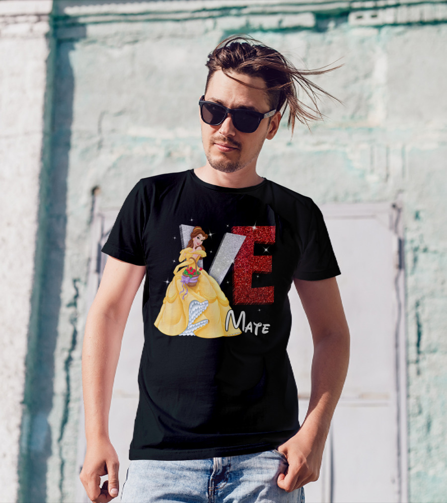 Belle Love Mate Sparkling Princess Theme T-Shirt