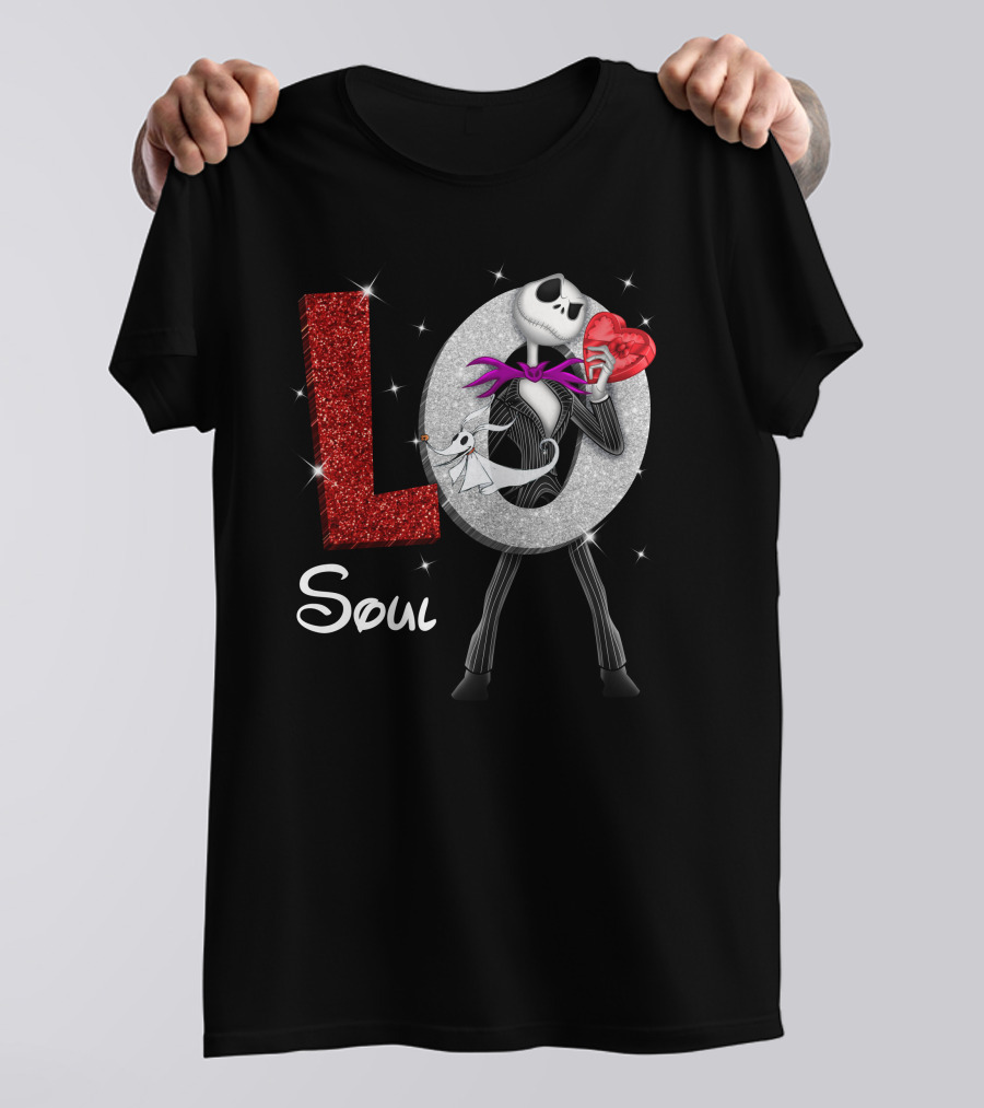 Soul Love Jack Skellington Zero Heart T-Shirt