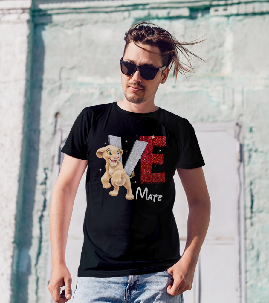 Nala Love Mate Lion Cub Sparkle T-Shirt