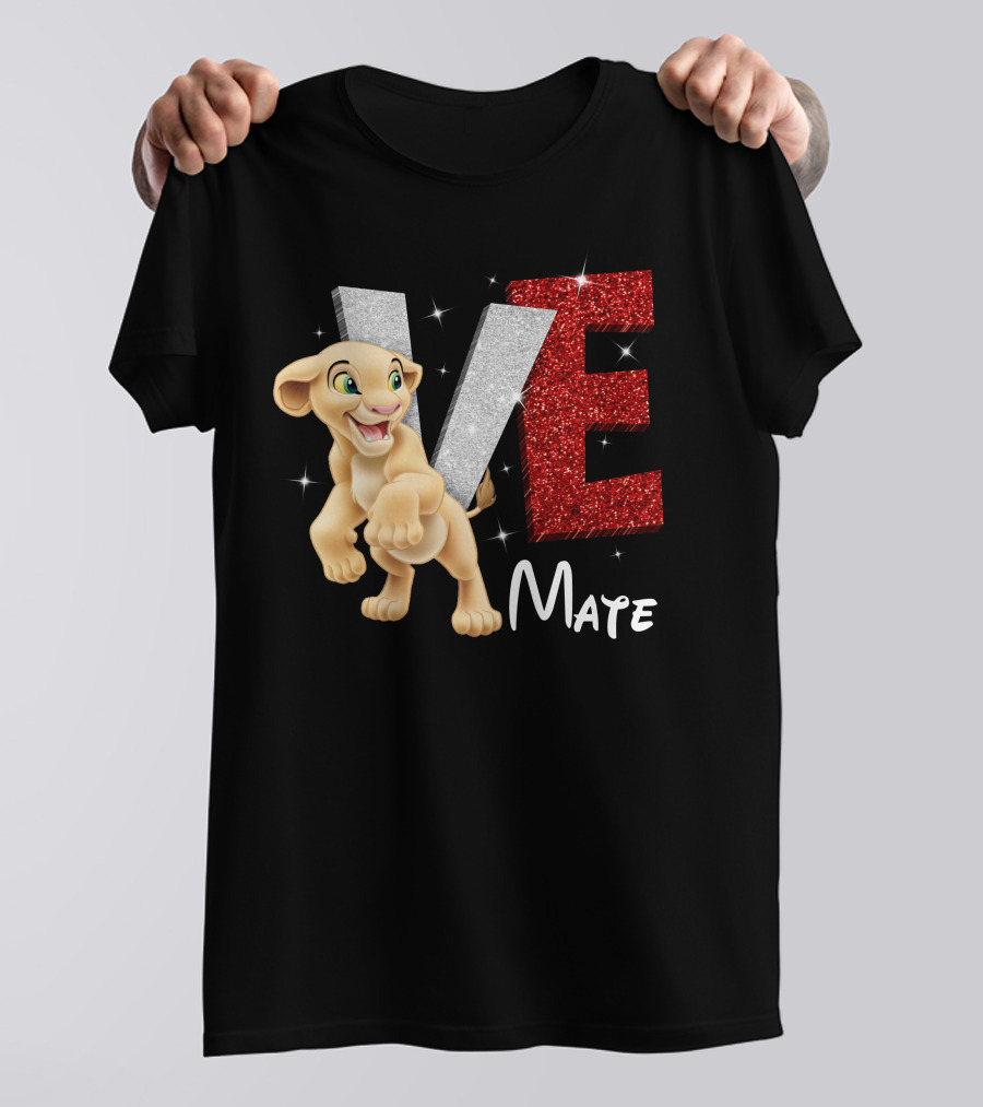 Nala Love Mate Lion Cub Sparkle T-Shirt