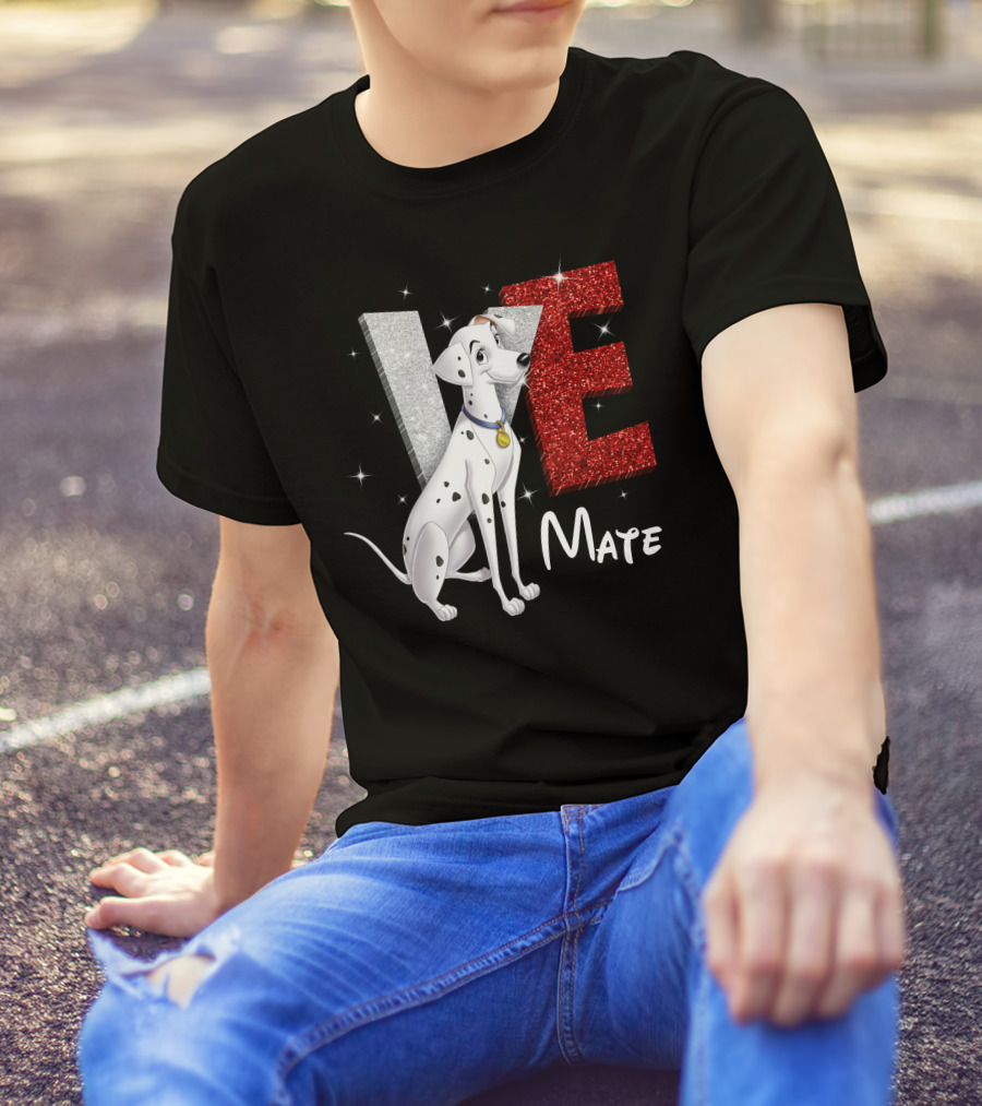 Perdita Love Mate Dalmatian Sparkle T-Shirt