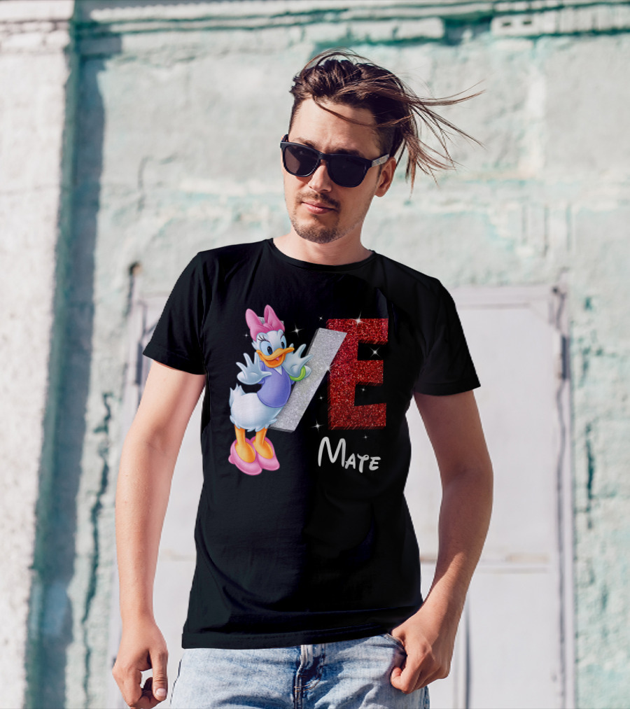 Daisy Duck Love Mate Sparkling Style T-Shirt