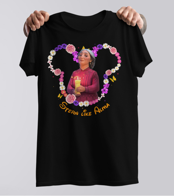 Stern Like Alma Encanto Inspired Floral Heart T-Shirt