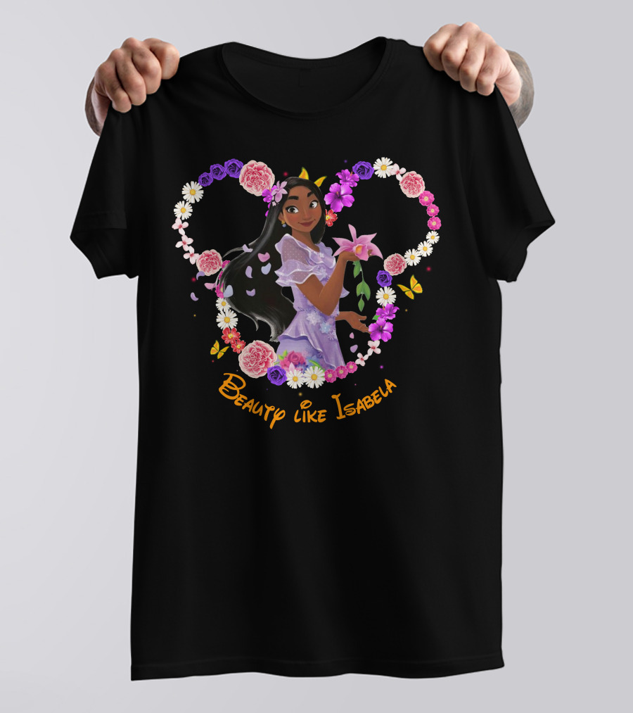 Beauty Like Isabela Encanto Floral Heart T-Shirt