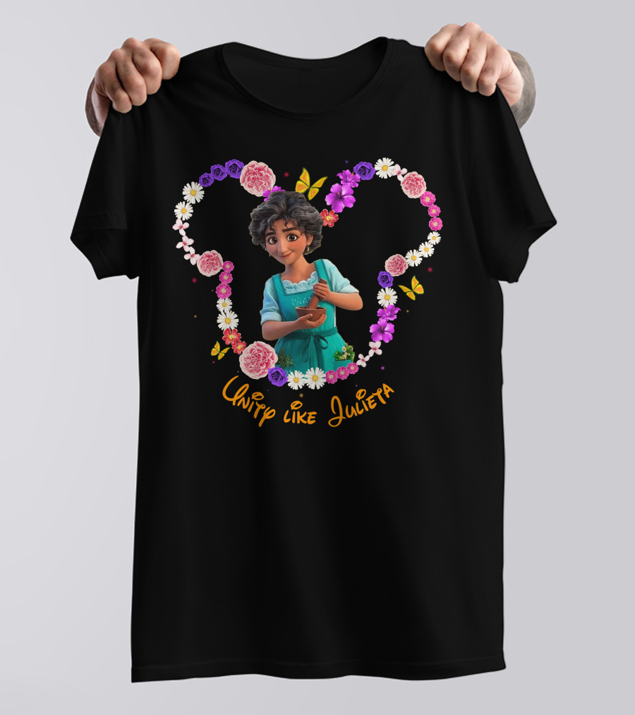 Unity Like Julieta Flower Heart Encanto Character T-Shirt