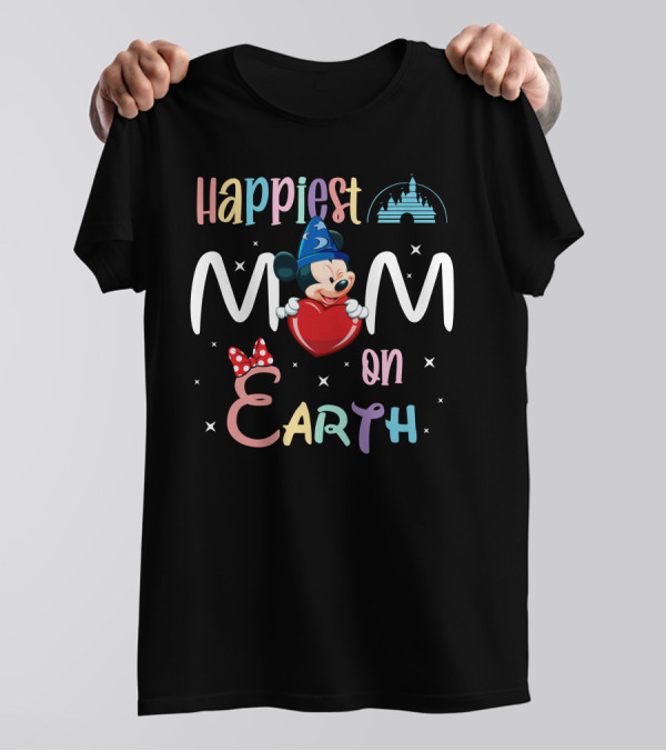 Happiest Mom On Earth Mickey Fantasia T-Shirt