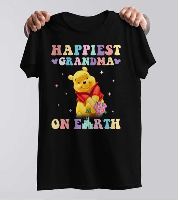 Happiest Grandma On Earth Winnie The Pooh Disney T-Shirt