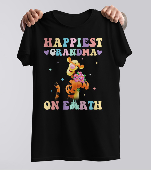 HAPPIEST GRANDMA ON EARTH TIGGER DISNEY T-Shirt
