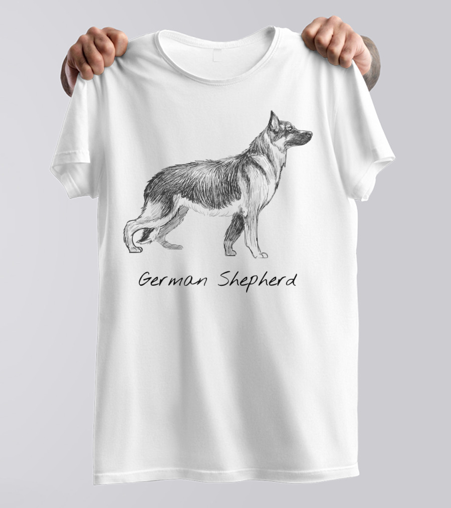 German Shepherd Sketch German Shepherd T-Shirt