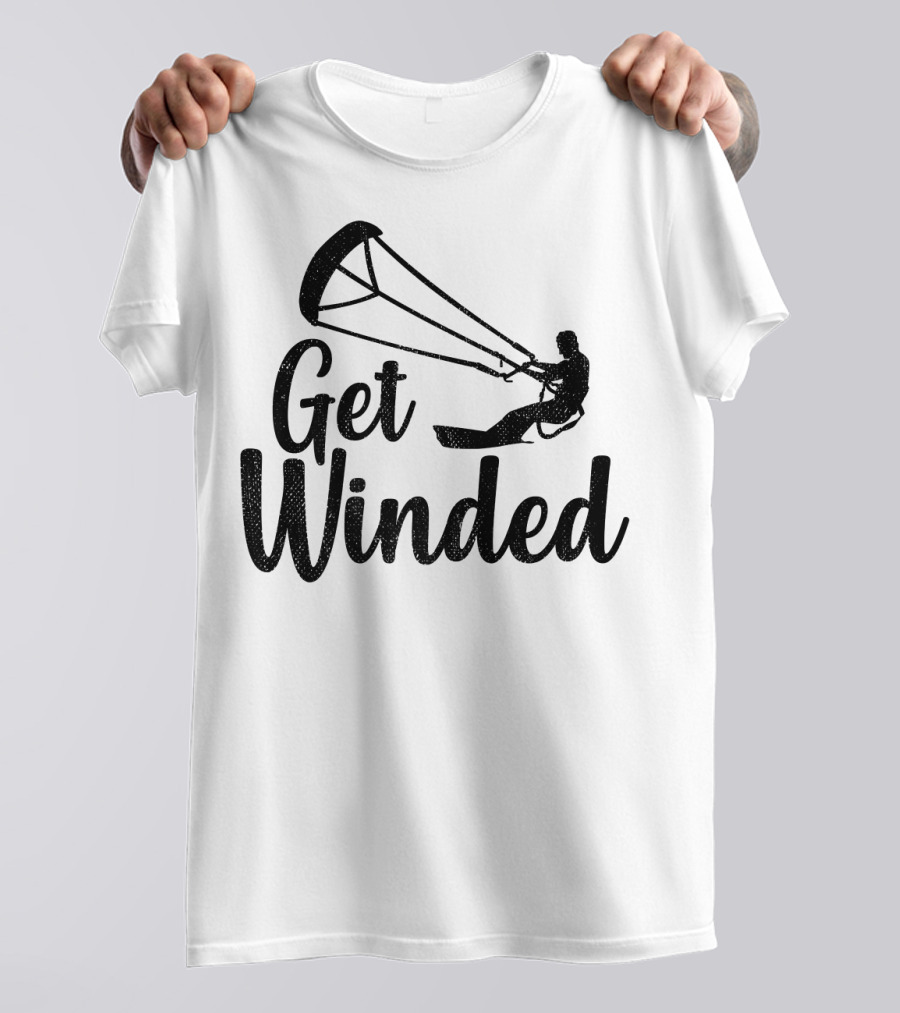 Get Winded Kiteboarding Tropal Summer Adventure T-Shirt