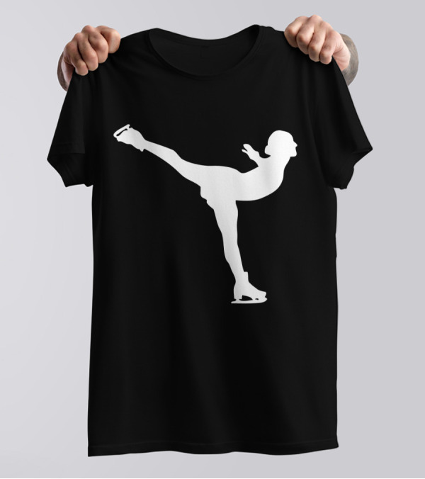 Girl Love Figure Ice Skating T-Shirt
