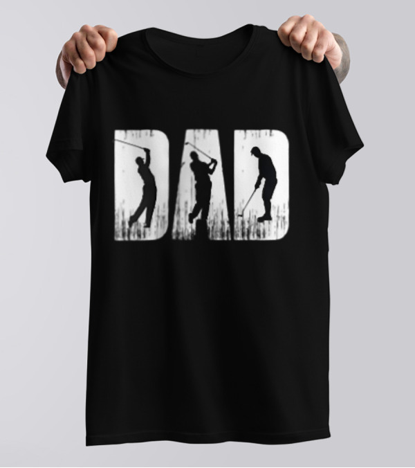 Golf Dad Sport Game Player Swing T-Shirt