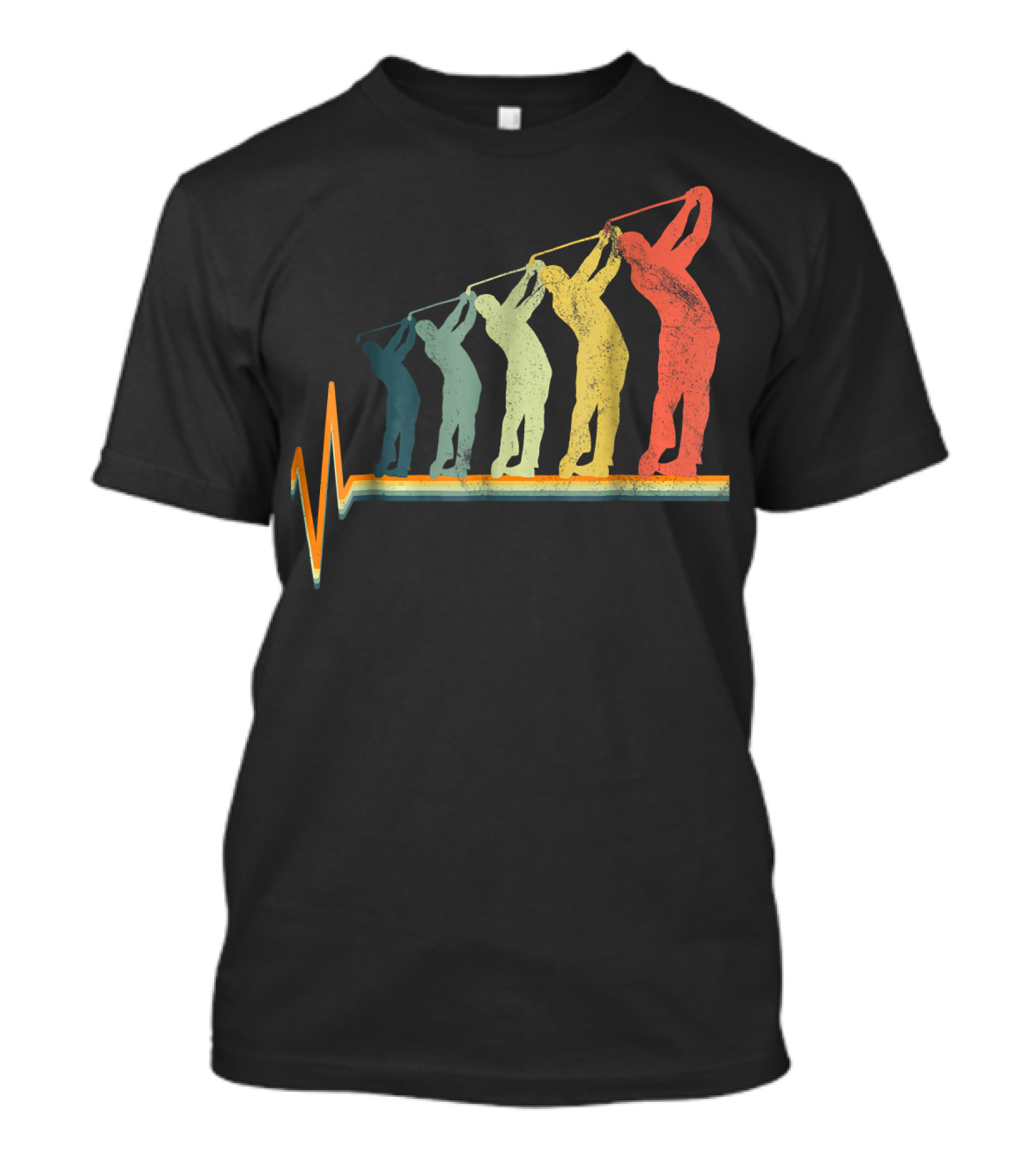 Golf Heartbeat Player Evolution Series T-Shirt