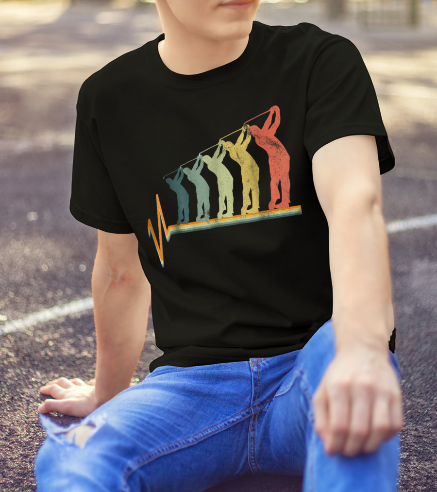 Golf Heartbeat Player Evolution Series T-Shirt