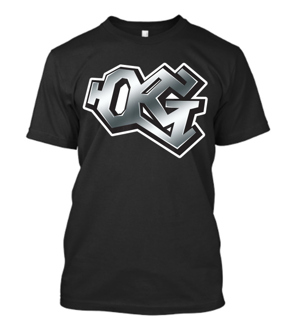 Graffiti Style Chrome OG Gangsta Urban T-Shirt
