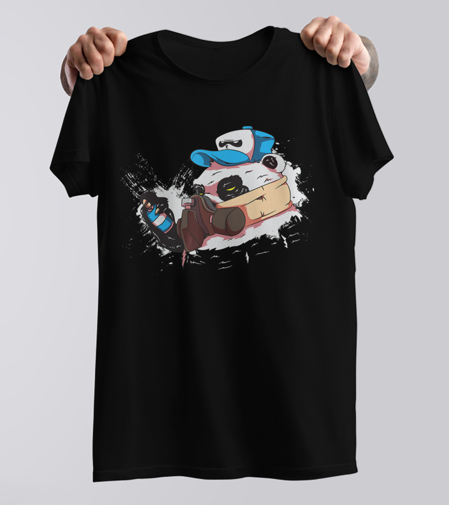 Graffiti Art Spray Cap Character T-Shirt