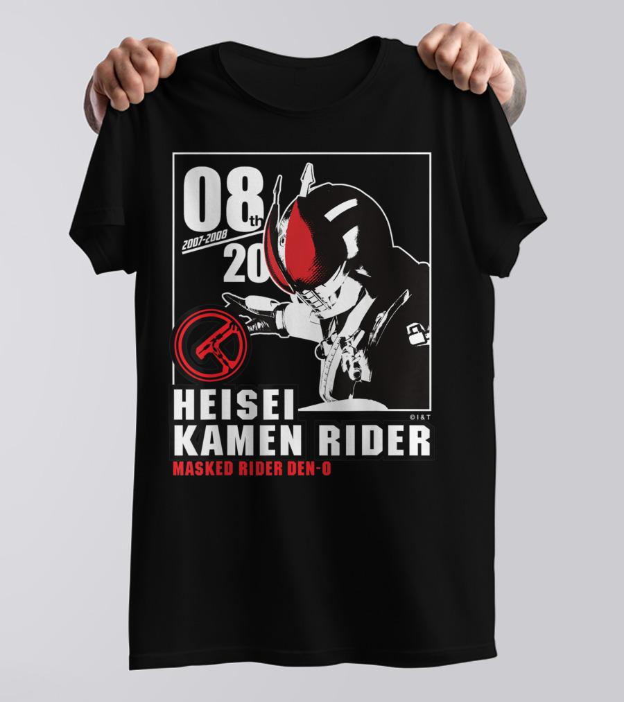 08th 2007-2008 Heisei Kamen Rider Masked Rider Den-O T-Shirt