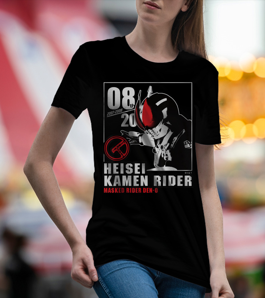 08th 2007-2008 Heisei Kamen Rider Masked Rider Den-O T-Shirt