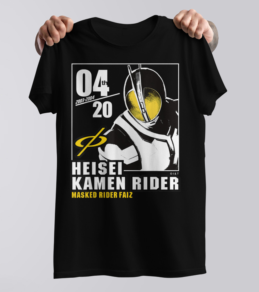 04 2003-2004 Heisei Kamen Rider Masked Rider Faiz T-Shirt
