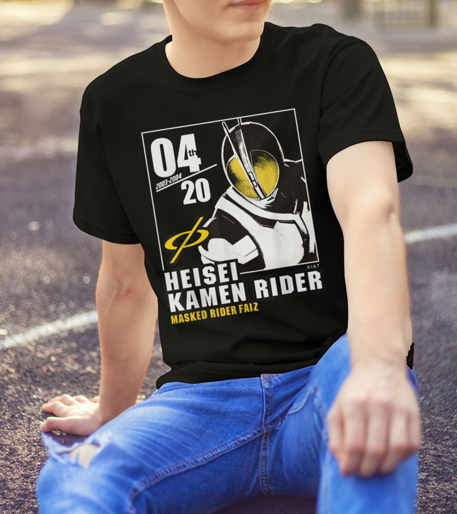 04 2003-2004 Heisei Kamen Rider Masked Rider Faiz T-Shirt