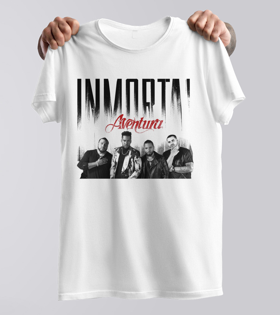 Aventura Inmortal Band First US Tour T-Shirt