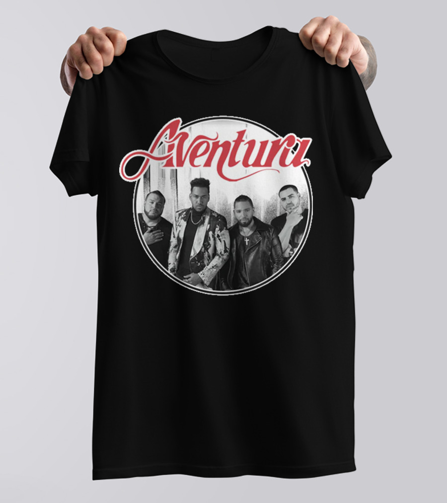 Aventura Inmortal Band Members Photo T-Shirt