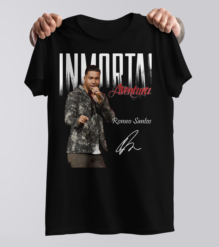 INMORTAL Aventura Romeo Santos Signature T-Shirt