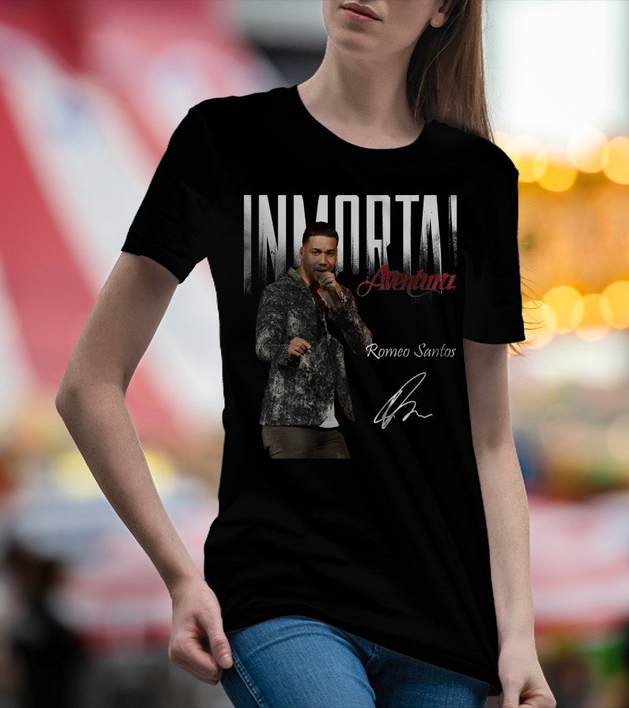 INMORTAL Aventura Romeo Santos Signature T-Shirt