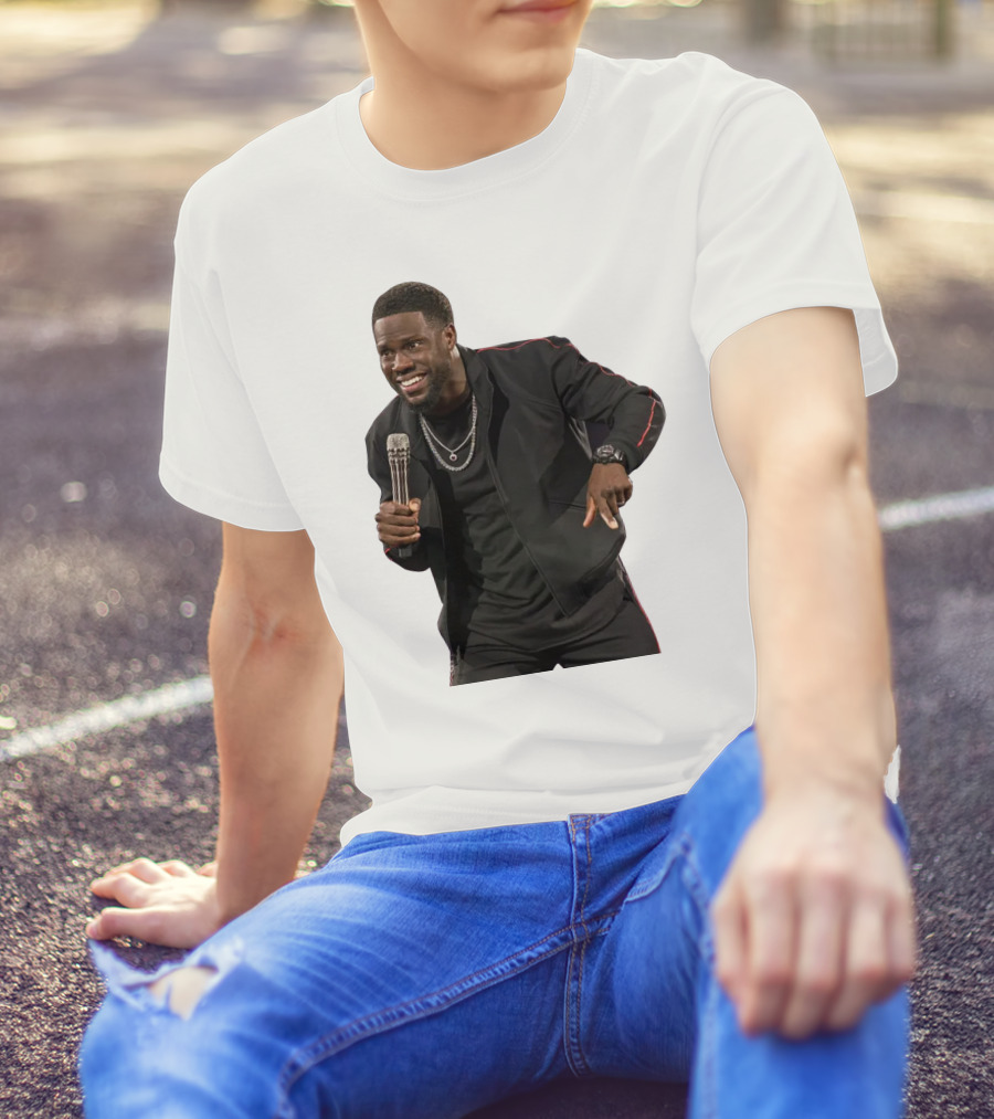 Kevin Hart Stand-Up Comedy Performance With Microphone T-Shirt