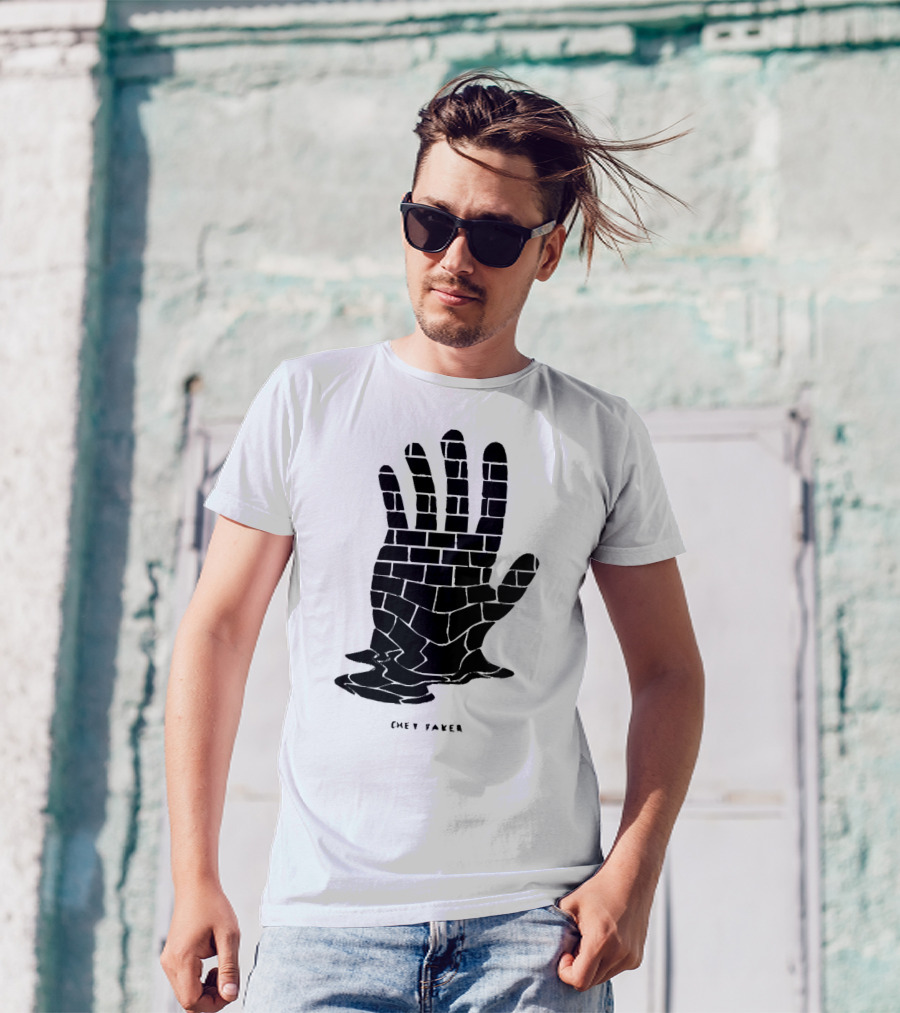 Chet Faker Built On Glass 2 Brick Hand T-Shirt