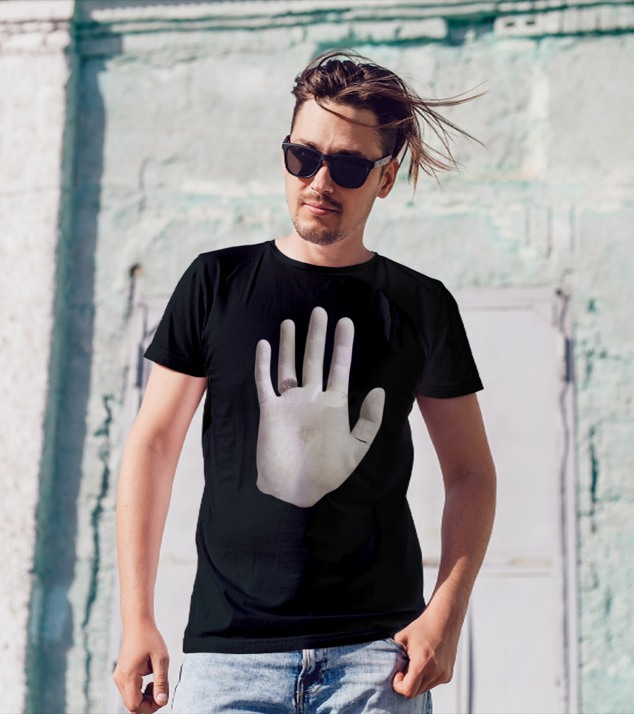 Built On Glass Hand Sculpture T-Shirt