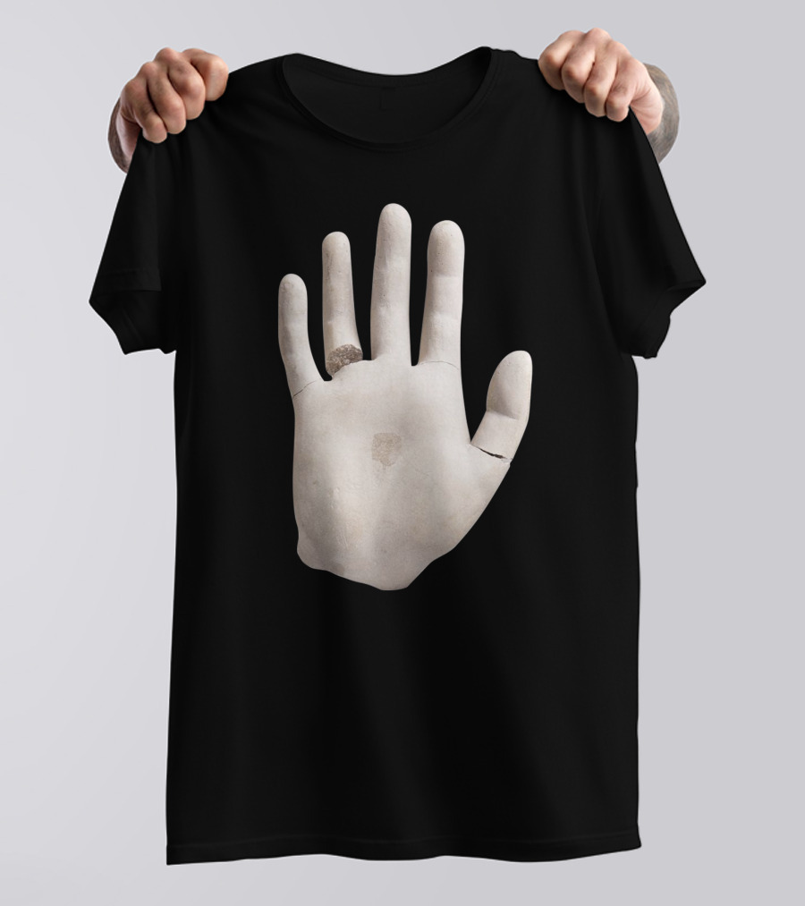 Built On Glass Hand Sculpture T-Shirt