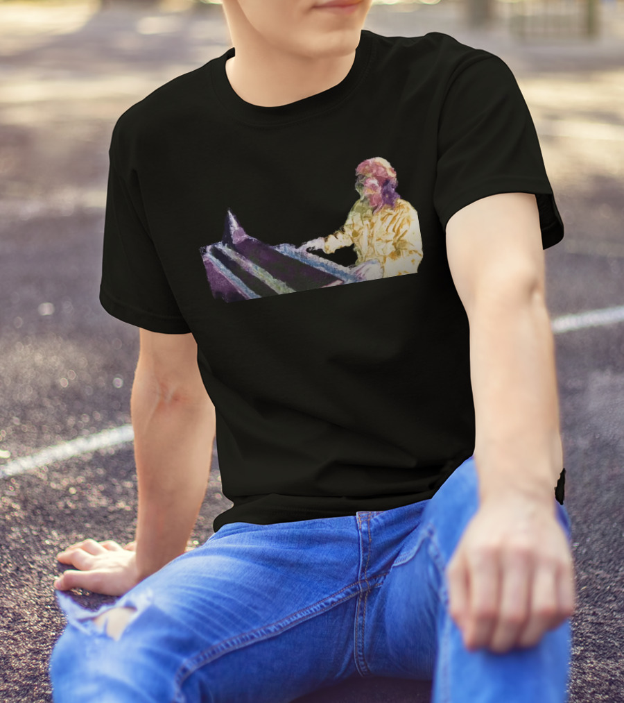 Get High Psychedelic Piano Player T-Shirt