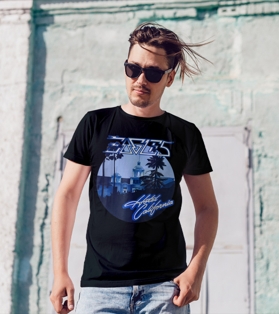 Eagles Hotel California Retro Vintage Band Music T-Shirt