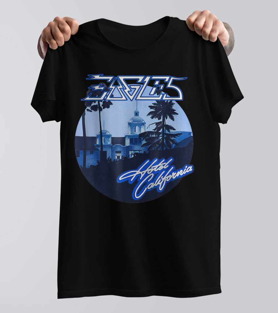 Eagles Hotel California Retro Vintage Band Music T-Shirt