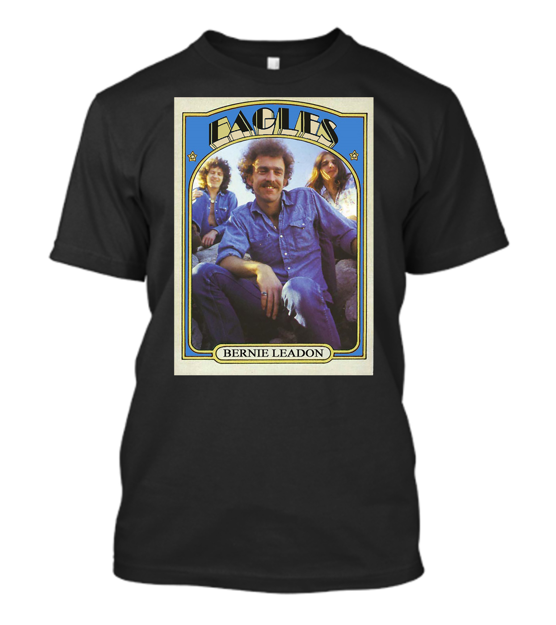 Eagles Bernie Leadon Vintage Card T-Shirt