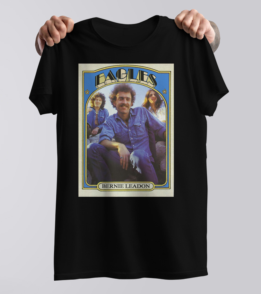 Eagles Bernie Leadon Vintage Card T-Shirt