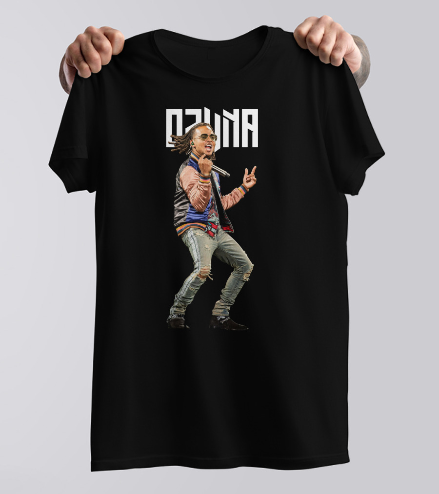 OZN Ozuna Music Icon Mic Performance T-Shirt