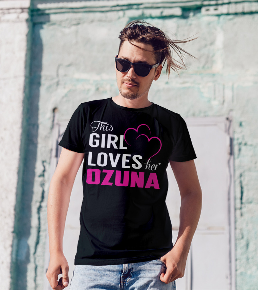 This Girl Loves Her OZUNA Heart T-Shirt