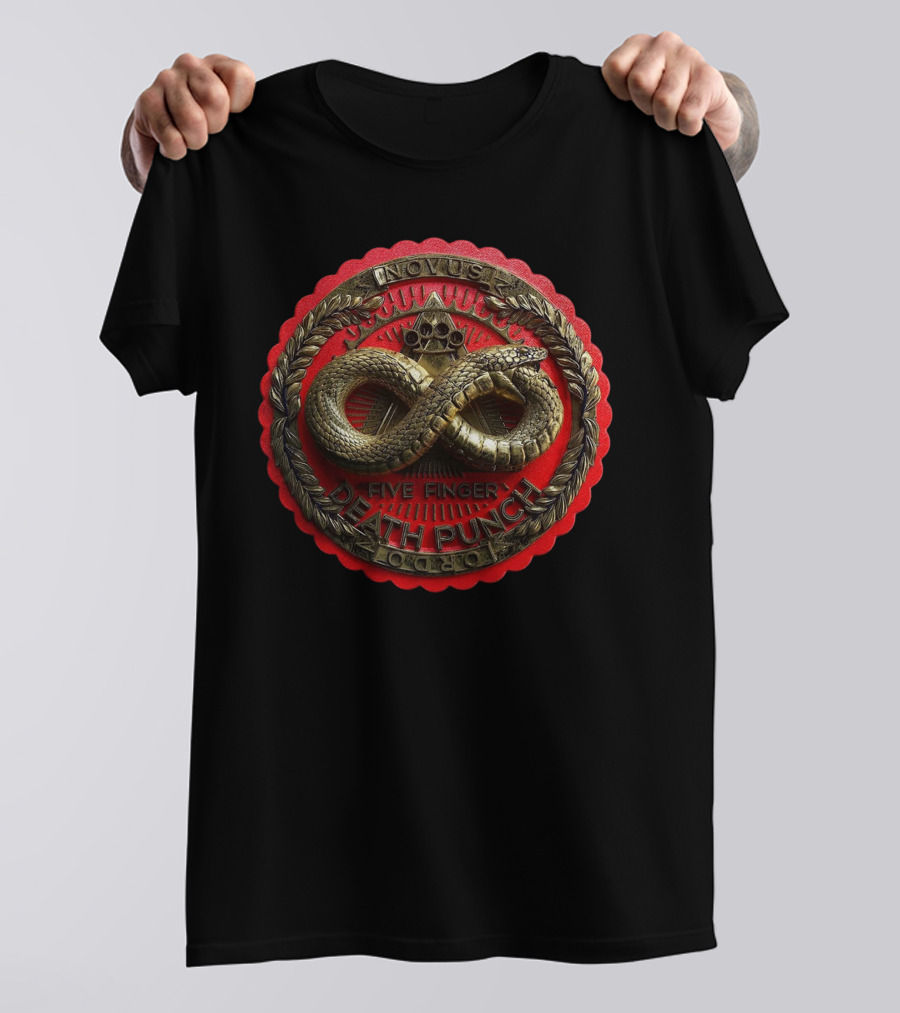 Five Finger Death Punch Novus Metal Snake Emblem T-Shirt