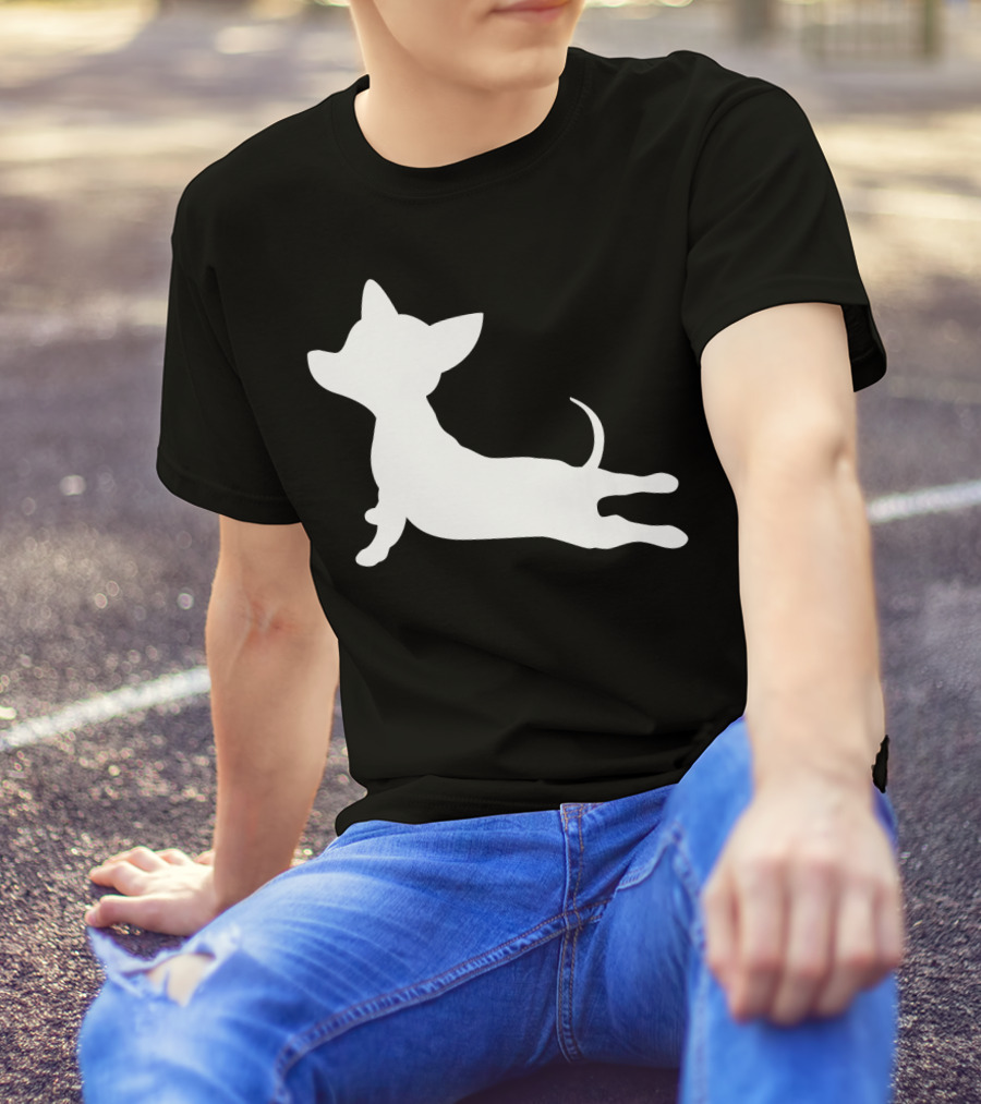 CHIWEENIE YOGA FITNESS Chihuahua Dachs T-Shirt