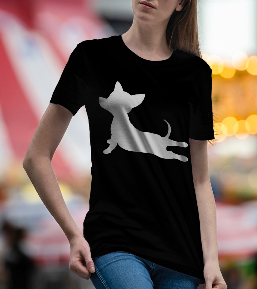 CHIWEENIE YOGA FITNESS Chihuahua Dachs T-Shirt