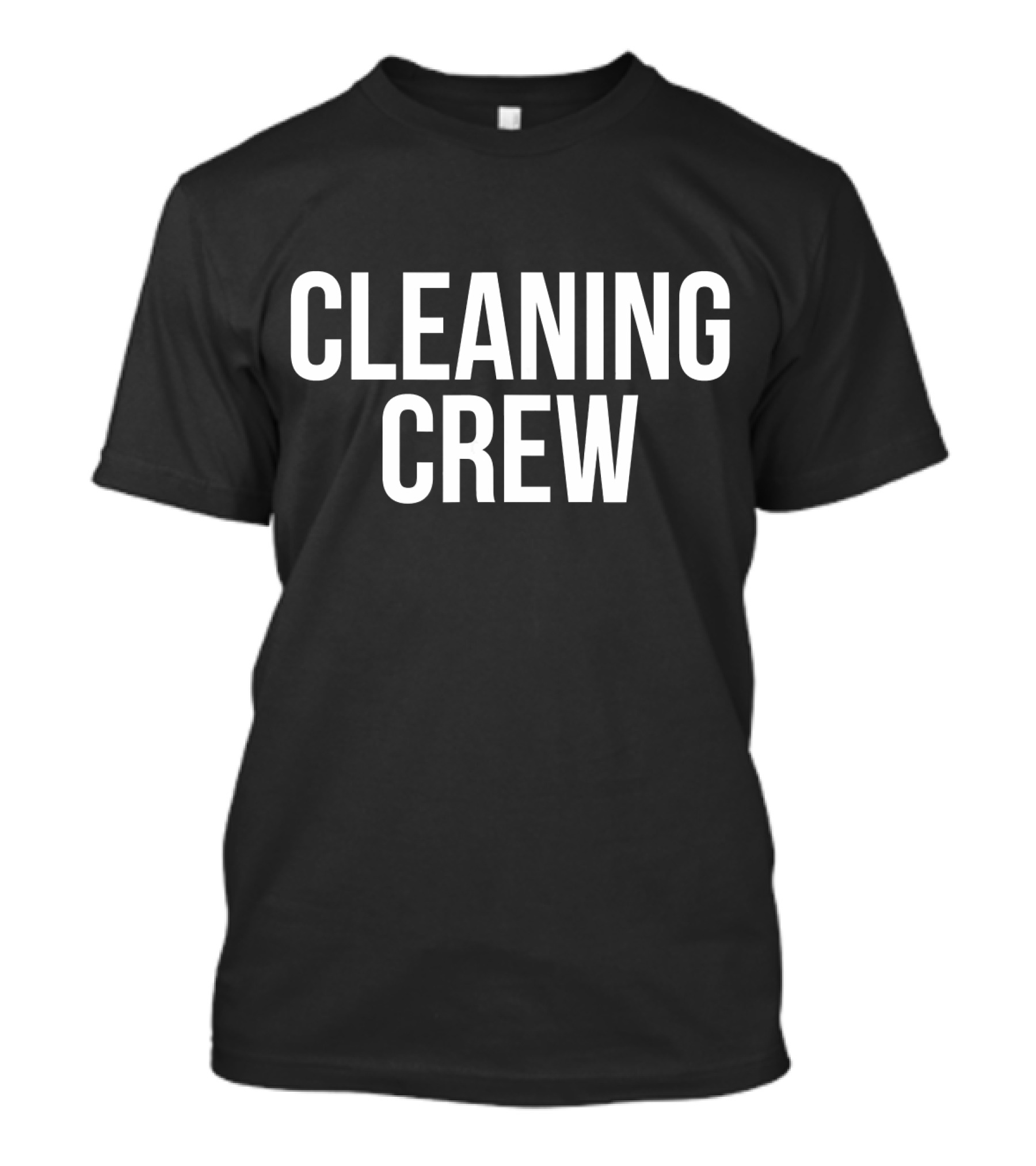 CLEANING CREW Shirt Black T-Shirt