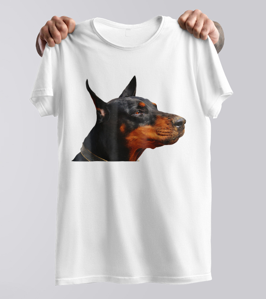 Cool Ultra Realistic Doberman Head T-Shirt