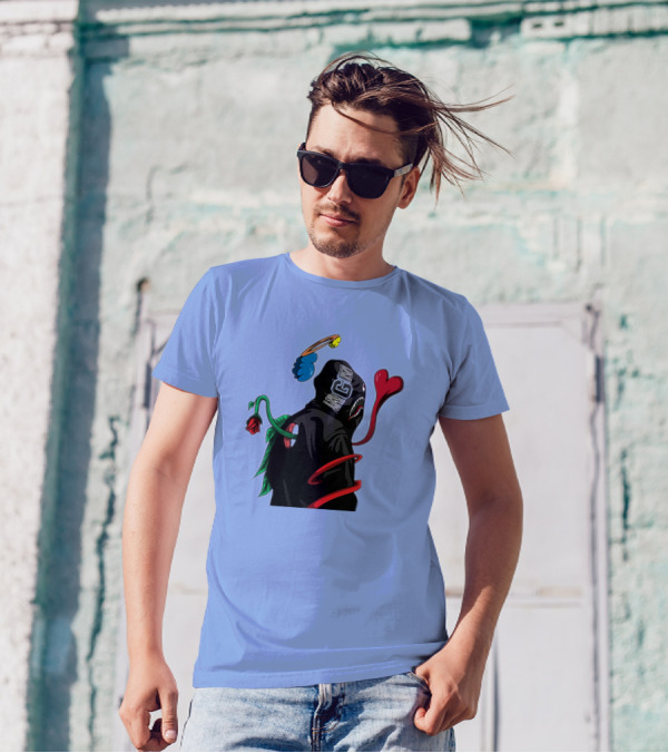 WGM Rose Hypebeast Hoodie With Cartoon Hands And Shark Hood T-Shirt
