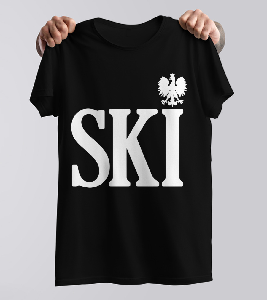 SKI Polish White Eagle T-Shirt