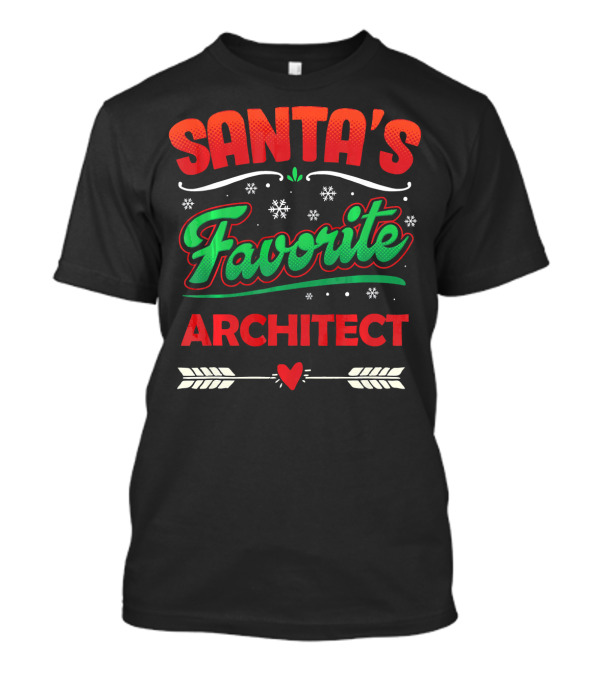 Santa's Favorite Architect T-Shirt