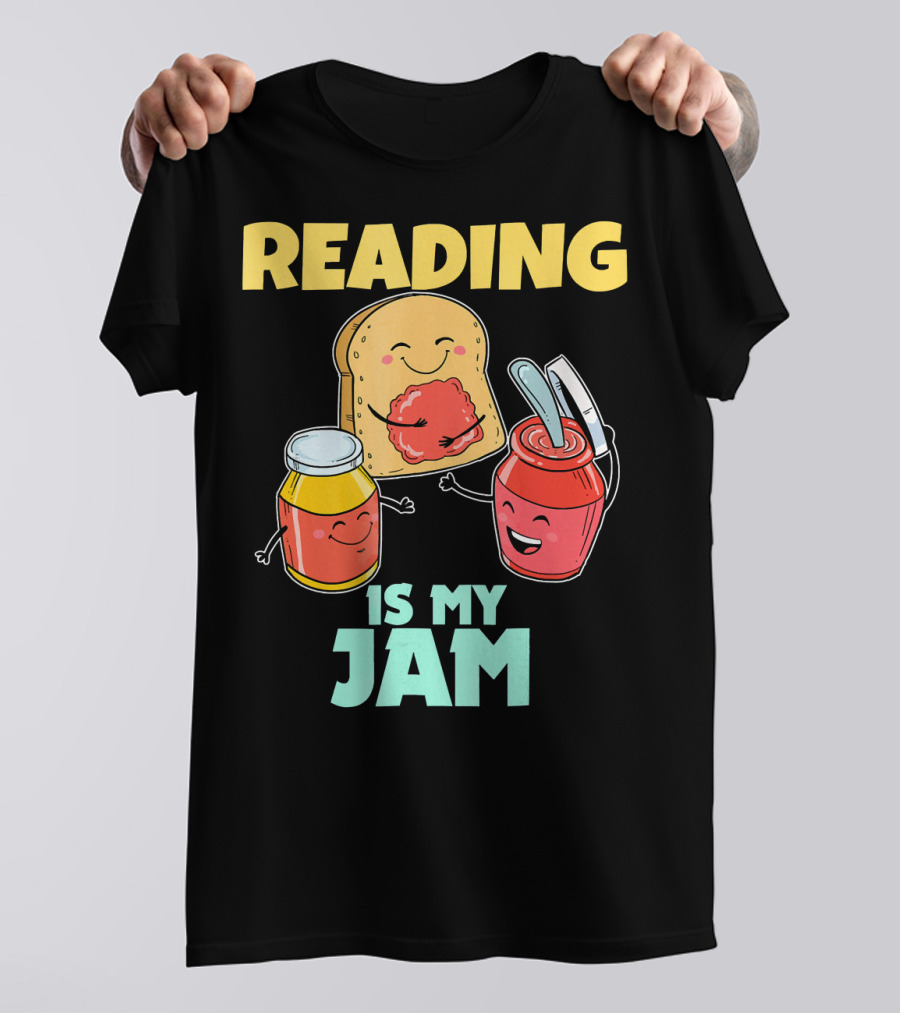 Reading Is My Jam Cute Reading Librarian T-Shirt